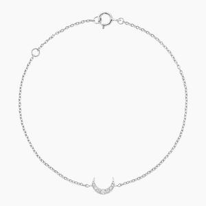 Браслет с бриллиантами в форме полумесяца Brilliant Earth