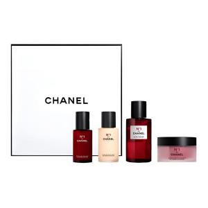 CHANEL Red Mountain Camellia No. 1 Red Beauty Box набор для ухода за кожей увлажняющий, питающий, антиоксидантный комплект из четырех предметов