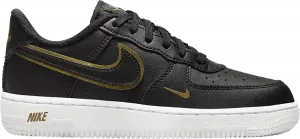 Кроссовки Nike Force 1 LV8 PS 'Metallic Swoosh Pack - Black', черный