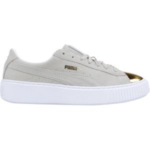 Кроссовки Puma Wmns Suede Platform White Gold, белый