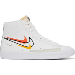 Кроссовки Nike Blazer Mid '77 'Multi Swoosh - Team Orange', белый