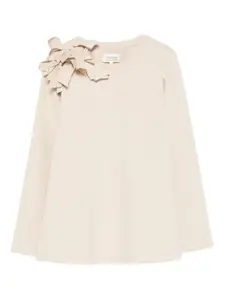 Футболка с бантом Psophia, белый