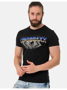 Футболка ЧЕРНОГО цвета Cipo & Baxx