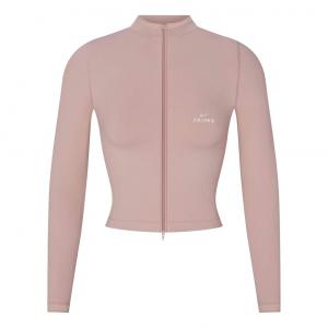 (WMNS) Nike x SKIMS Укороченная куртка на молнии с ребристой отделкой и бесшовной застежкой-молнией, модель 'Himalayan'