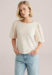 Блуза WE Fashion Blouse, Ecru/Off-White