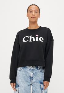 Толстовка ONLY Petite ONLBEST PRINT CREW NECK, Black