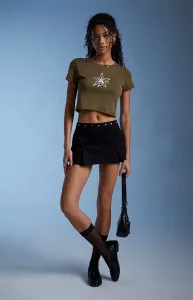 Футболка Third Charm Metallic Star Grommet Baby, зеленый