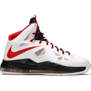 Кроссовки Nike LeBron 10 'Heat Home', белый