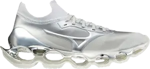 Кроссовки Hajime Sorayama x Wave Prophecy Silver, серебряный
