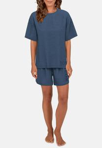 Пижамный комплект TOM TAILOR SET, Blau Mittel Melange/Mottled Blue