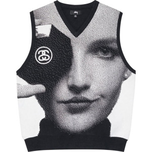 Жилет Stussy Photo Jacquard Vest 'Black', черный