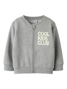 Толстовка с капюшоном на молнии NAME IT NMMNEIL, Mottled Grey