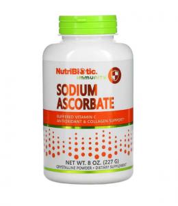 Иммунитет, аскорбат натрия, кристаллический порошок, 227 гр, NutriBiotic