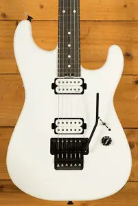 Charvel Jim Root Pro-Mod San Dimas Style 1 HH FR E - Эбеновое дерево - Сатиновый белый