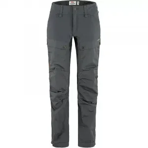Женские брюки Fjallraven Keb с изогнутым краем, цвет Basalt