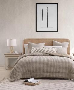 Уютное вафельное одеяло, полное/размер королевы Sunday Citizen, бежевый