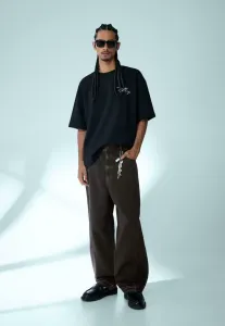 Очень мешковатые джинсы Bershka, Black