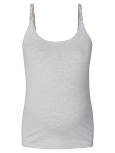 Топ Ara для кормления в сером меланже Noppies