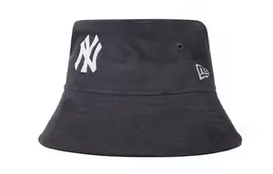 New Era Унисекс ведро из полиэстера и эластана темно-серого цвета, Dark Gray
