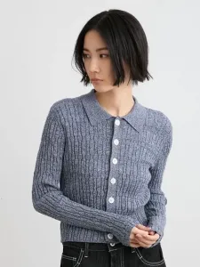 Кардиган из модифицированной трикотажной вязки, пригодный для стирки Miesrohe, цвет Mix[930]