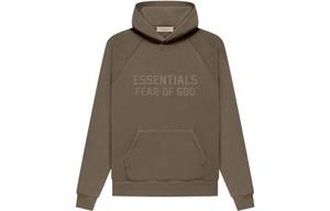 Толстовка с капюшоном Fear Of God Essentials, цвет древесный кофе