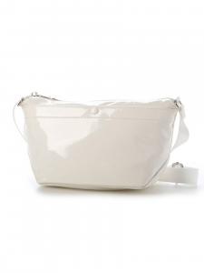 Сумка Cachecache / Мягкая эмалированная сумка через плечо в форме лодки