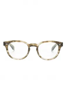 Очки трапециевидной формы Oliver Peoples, зеленый