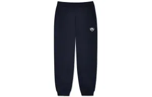 Повседневные брюки женские умеренные Sweatpants Kappa, midnight синий черный-906