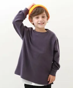 Футболка с длинными рукавами и ребристыми манжетами, размер 26SS Devirock, цвет Purple Gray