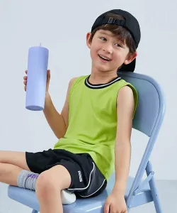 Быстросохнущая, гладкая и эластичная сетчатая майка, топ без рукавов, майка, весна/лето 2015 Devirock, цвет L Yellow Green