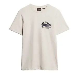 Футболка с коротким рукавом Superdry Classic Vl Graphic, бежевый