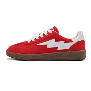 Износостойкие низкие скейтерские кроссовки Unisex Western Ram, красный