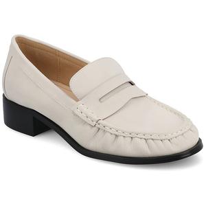 Женские лоферы Danna на квадратном каблуке с плиссировкой Journee, Bone