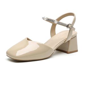 HUANAI Женские туфли на высоком каблуке, абрикосово-бежевого цвета