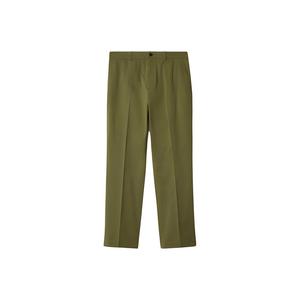 Хлопковые чиносы Burberry, зеленый