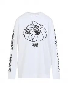 Футболка с длинными рукавами Simone Rocha, белый