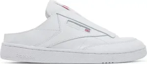 Кроссовки club c laceless mule 'triple white' Reebok, белый