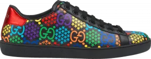 Кроссовки Gucci Wmns Ace GG Supreme Low Psychedelic - Black, черный