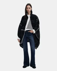 Пончо в клетку Desigual, бежевый