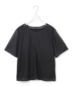 Топ из плотного тюля ICB, черный