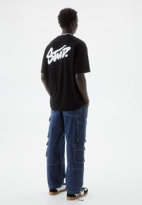 Базовая футболка WITH LOGO PULL&BEAR, цвет black