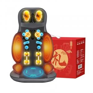 Массажный коврик для дома и офиса с подогревом, разминающий и точечный массаж, накидка на кресло WP-B06 AUX