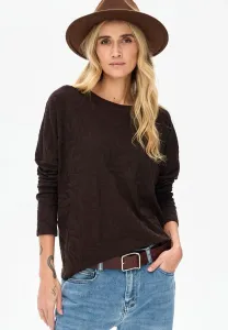 Топ с длинными рукавами дази Blue Shadow, Brown