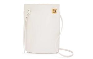 LOEWE Классическая женская сумка из коровьей кожи через плечо мягкая белая