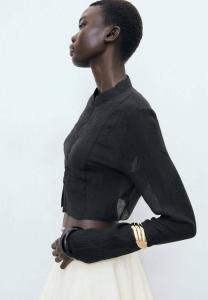 Блуза Mango Blouse, Black