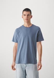 Футболка базовая JJEORGANIC TEE ONECK Jack & Jones, цвет flint stone detail:melange