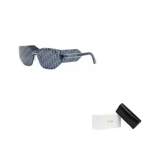 DIOR Ацетатные солнцезащитные очки неправильной формы унисекс синие, Blue