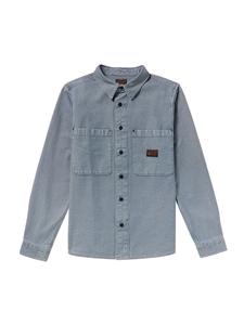 Рубашка на пуговицах классического кроя Volcom Levetone, синий