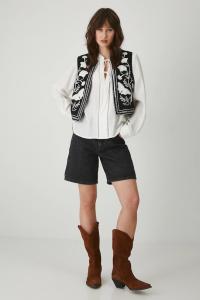 Хлопковые джинсовые шорты Medicine, черный