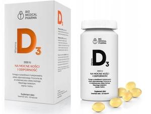 Bio Medical Pharma, Витамин D3 2000, 120 капсул